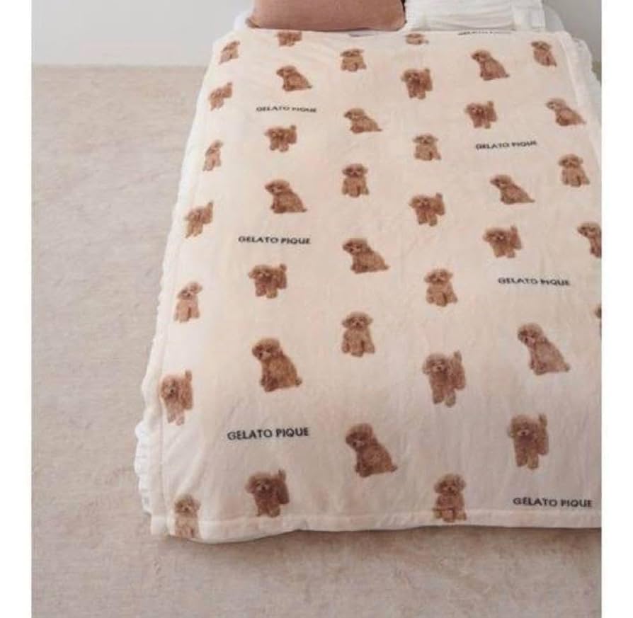 ジェラートピケ Sleep DOG プリント毛布トイプードルブランケット 布団 Amazon｜ジェラートピケ Sleep DOGプリント毛布 トイプードル